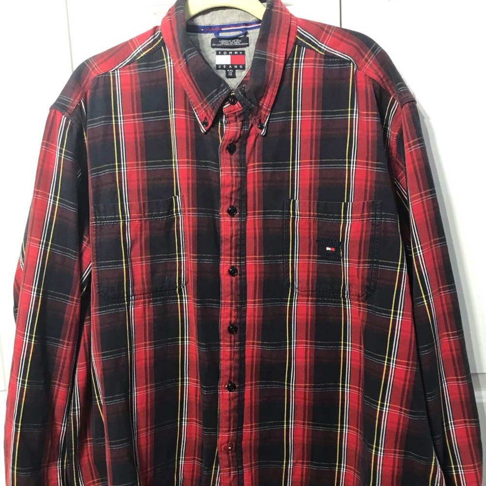 Vintage Tommy Hilfiger Jeans Button Down Size 2XL
